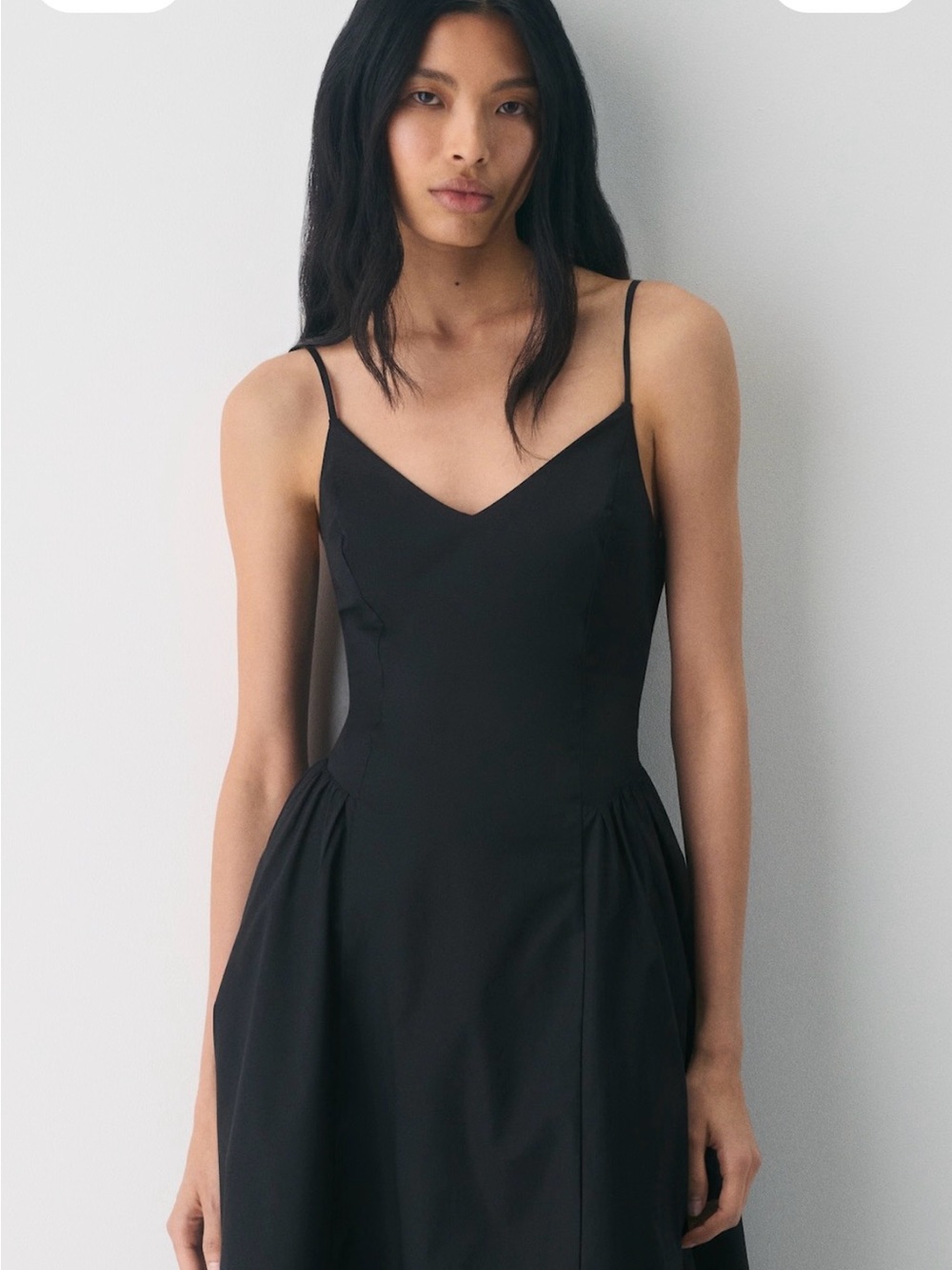 Wilfred Black Technique Poplin Dress - Picture 2 of 4